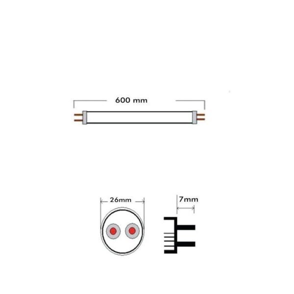 PACK 10 – Tubo LED 10W Cristal 60cm T8 – 170 Lm/W – PRO MAX LUMENS – 1700Lm  – NO FLICK – STARLED Iluminacion