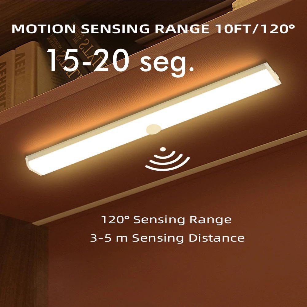 Pack de 2 Luz LED con Sensor de Movimiento RECARGABLE