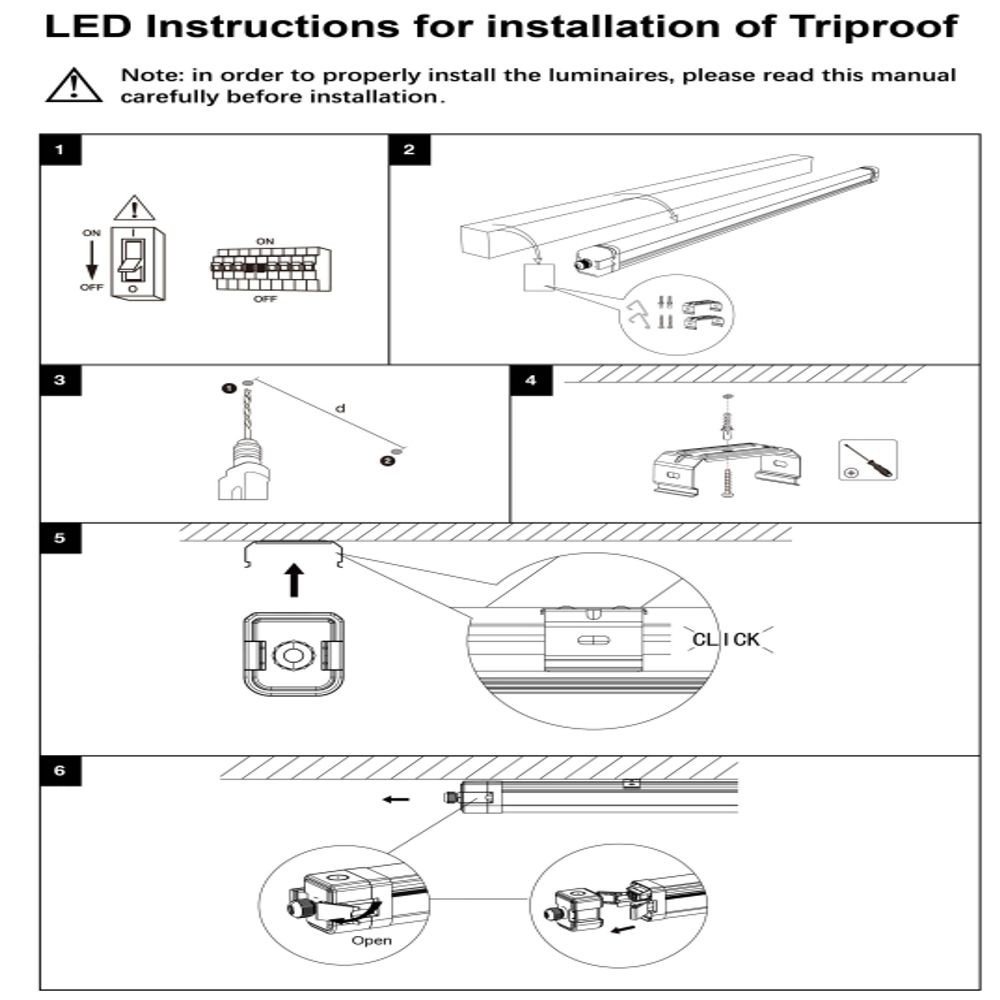 Tubo led 20w cristal 150cm 300º - alta luminosidad - osram chip area-led -  Iluminación LED